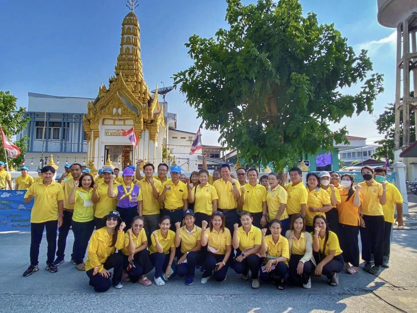  ปิดจ๊อบสงกรานต์ ลงพื้นที่ติดตามการทำความสะอาด ฉีดล้างทำความสะอาดคราบแป้งดินสอพอง